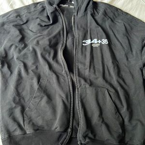Ariana Grande 34+35 Merch Zip Up Hoodie Size M